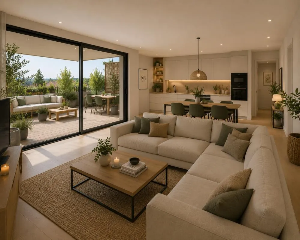 Rare à La Bastide : Lumineux T3 Duplex avec terrasse et grands volumes de rangement