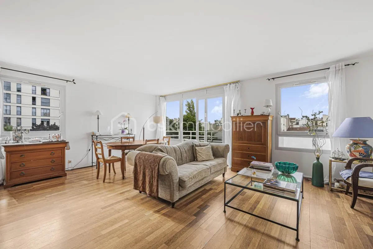COUP DE CŒUR - RARE - PARIS 14EME- SUPERBE APPARTEMENT FAMILIAL T5 -123M2 - SANS VIS-A-VIS