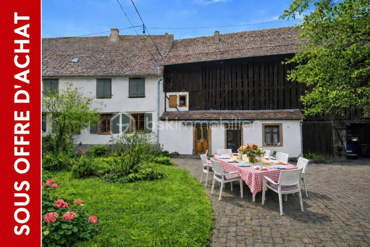 RARE À LA VENTE – Propriété de charme avec jardin bucolique à Ebersheim
