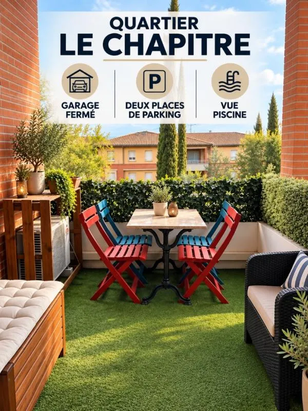 Appartement 4 pièces / 80 m² / 179 900 EUR / TOULOUSE