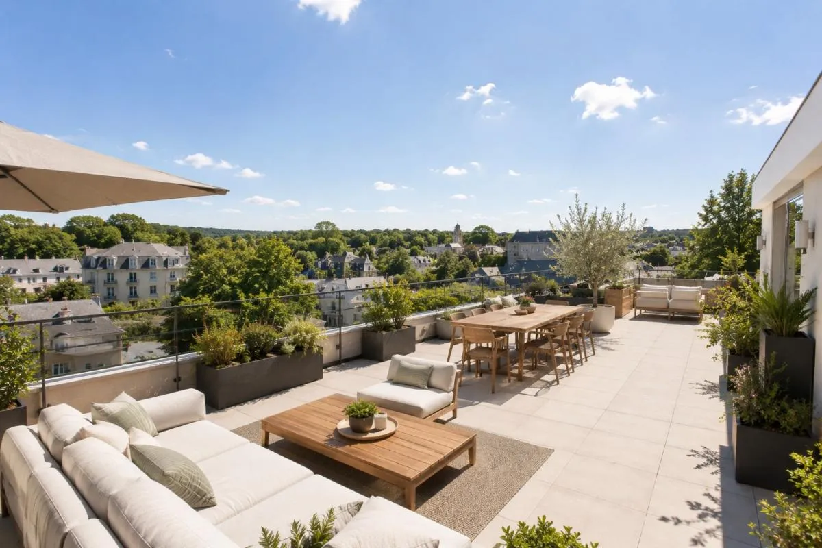 TRES RARE T4 DUPLEX avec Rez-de-jardin et rooftop de 100 m² à proximité du centre et du RER A !