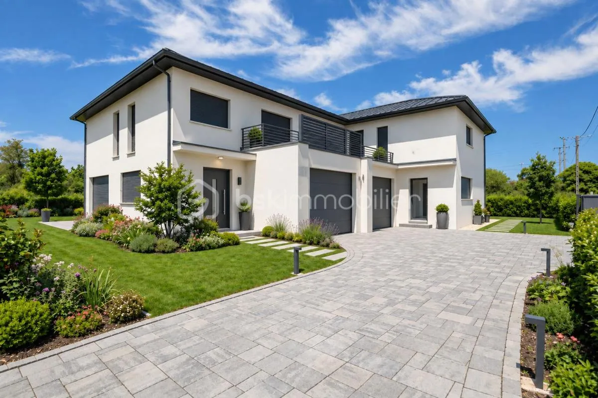 Maison de 123m² avec garage et jardin