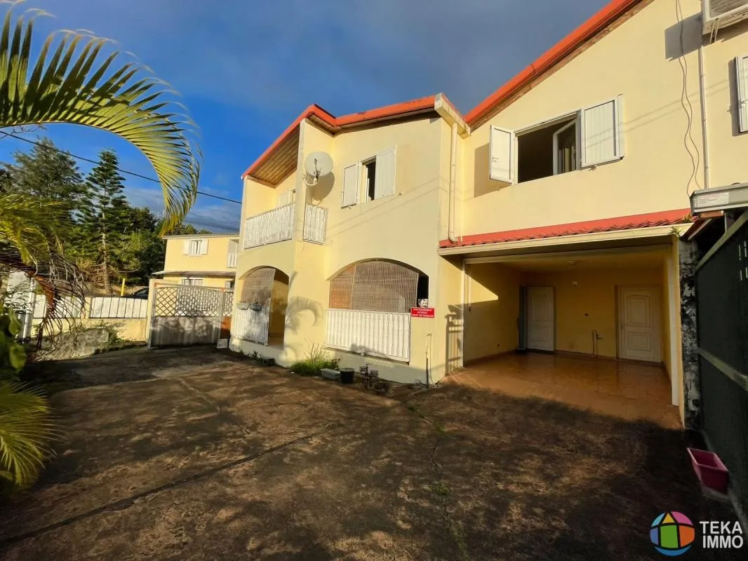 FABIEN TEKA IMMO VOUS PROPOSE MAISON JUMELEE A LA MONTAGNE AU 16E KM, HAUT DE ST DENIS, ILE DE LA REUNION