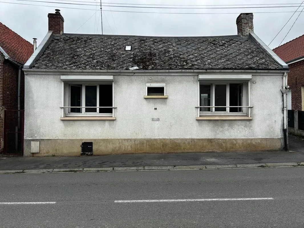 Maison 78m² - terrain clos - véranda