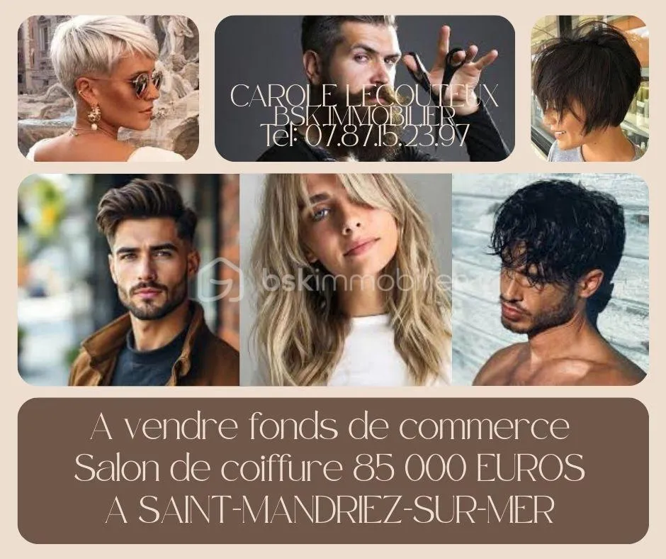 Fonds de commerce 'Salon de coiffure à vendre' – 85 000 €✨ Opportunité rare à saisir ! ✨