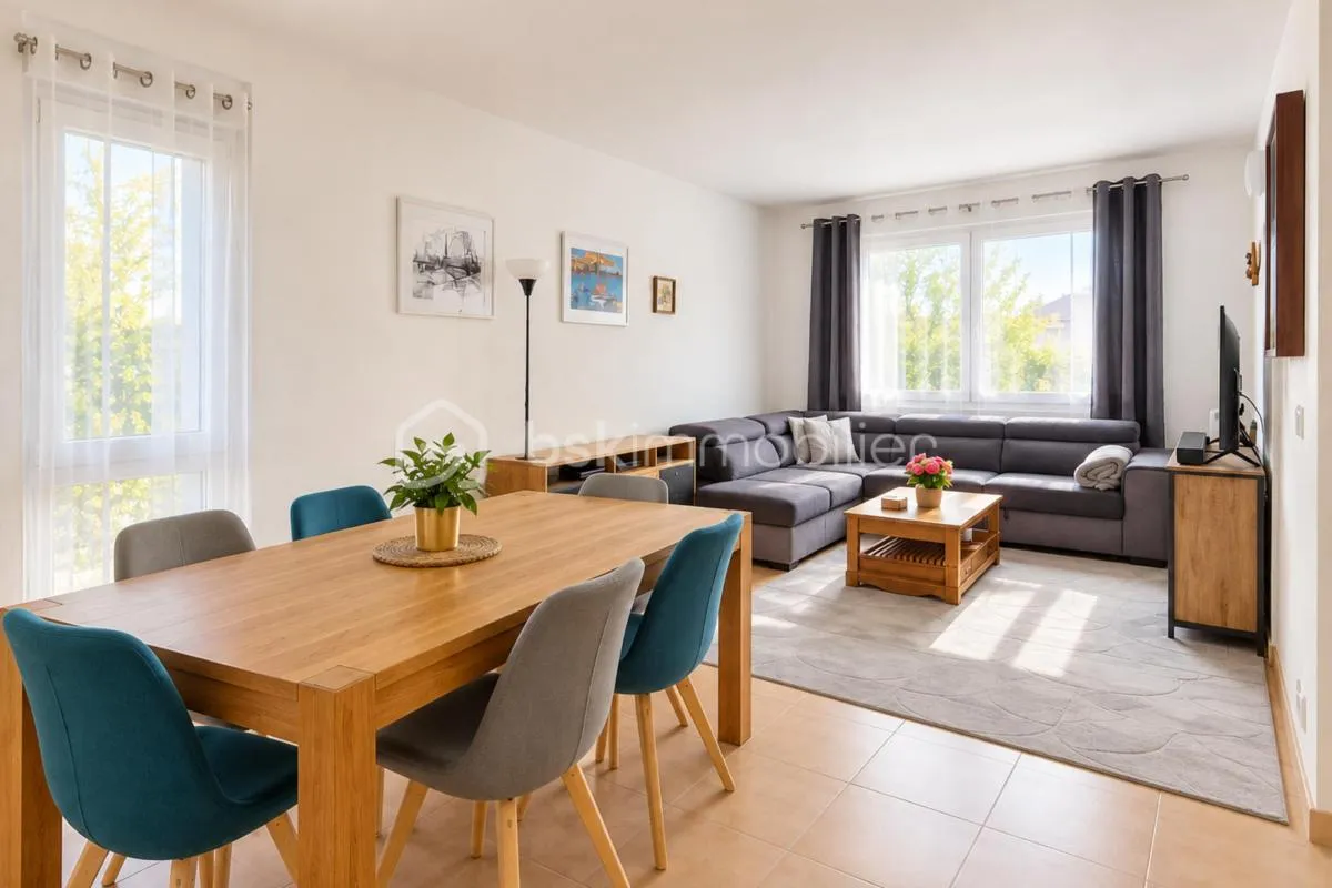 Appartement 3 pièces de 57 m², 3 pièces avec box fermé