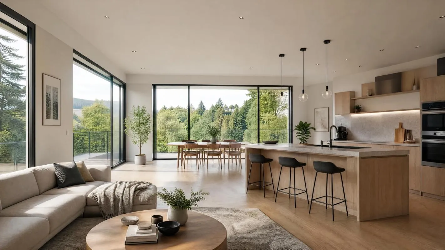 Appartement T4 lumineux avec grand balcon à Meylan