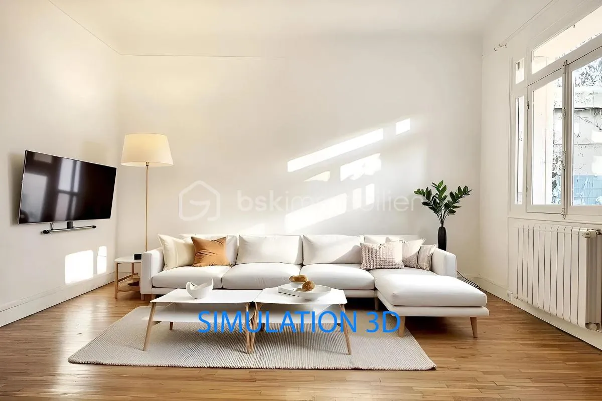 Clamart Gare- Grand 2 pièces- 52m2- possible 2 chambres
