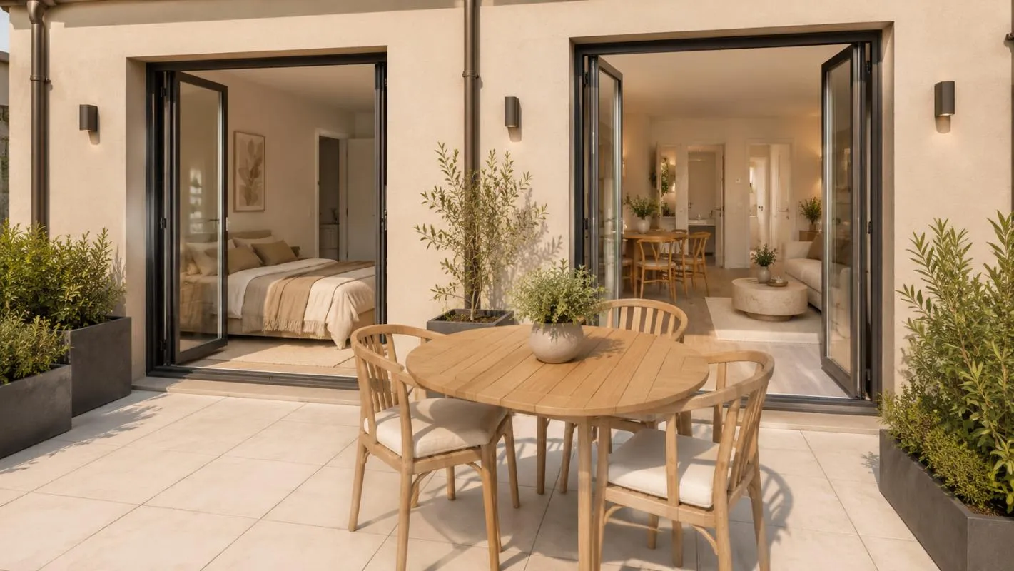 T2 FONCTIONNEL AVEC TERRASSE + PARKING