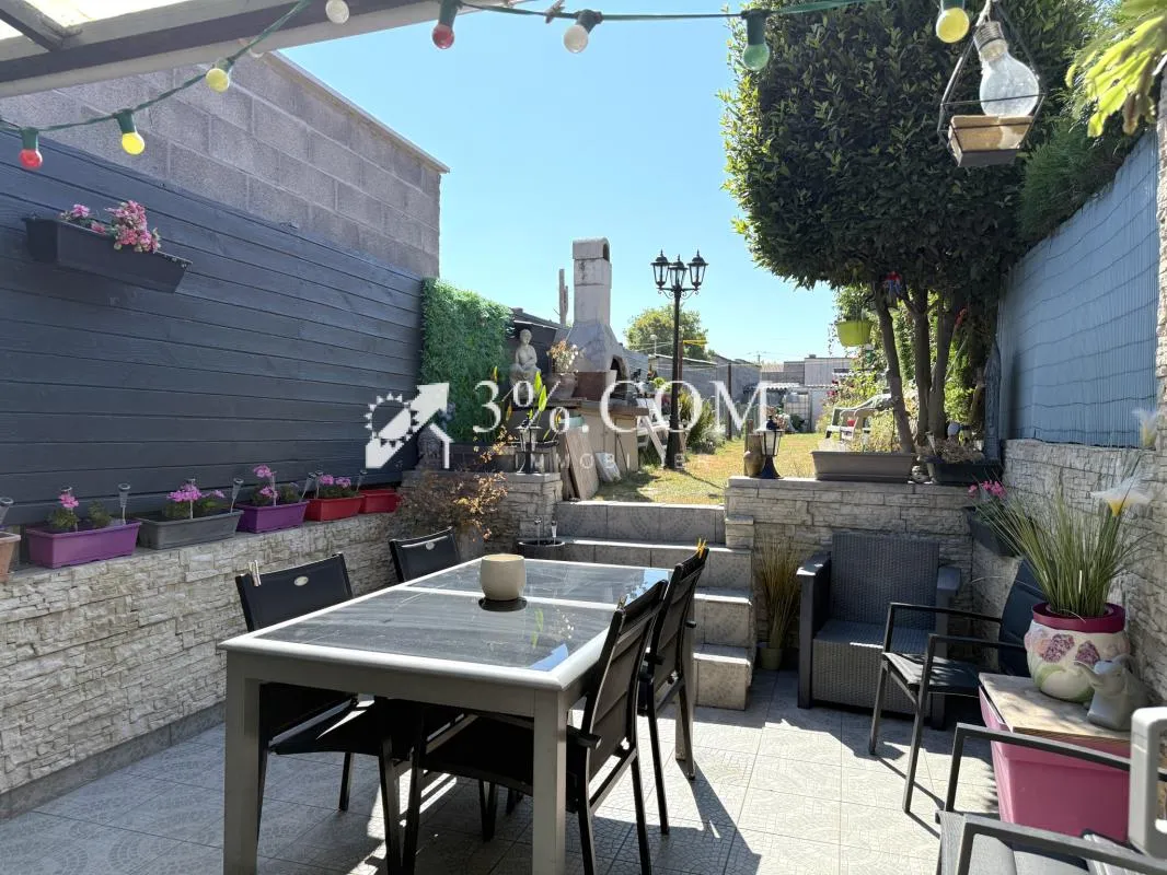 Maison de 117 m2 avec 3 chambres, jardin et un garage