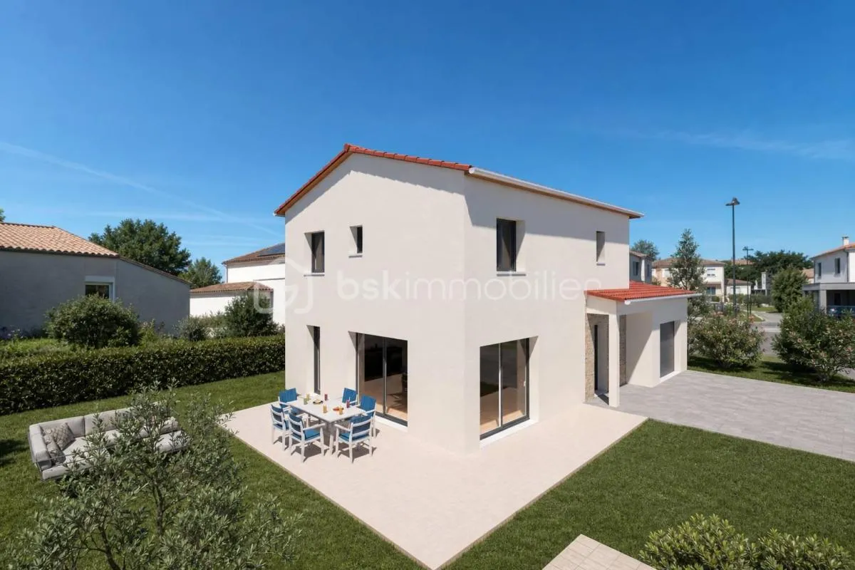 En exclusivité terrain de 701 m2 à ST Maurice de Gourdans!