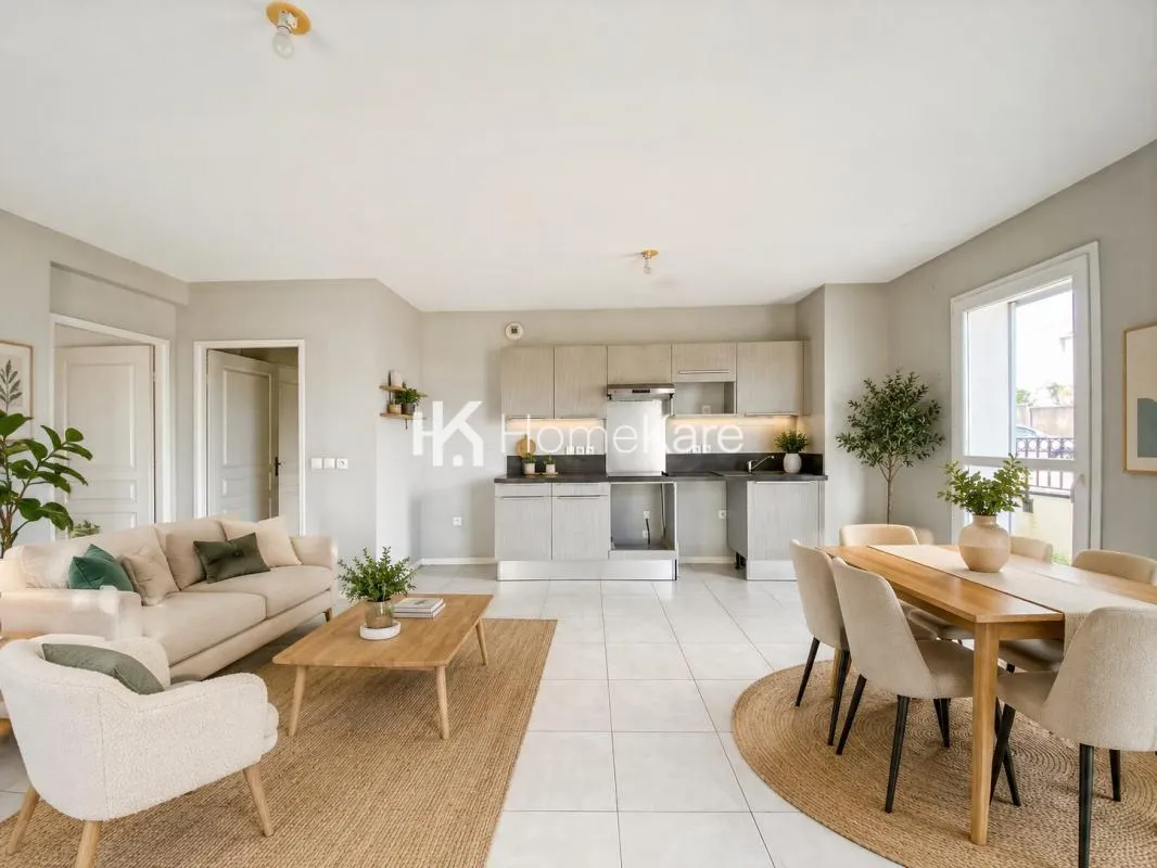 APPARTEMENT T3 LUMINEUX PROCHE DES COMMODITES