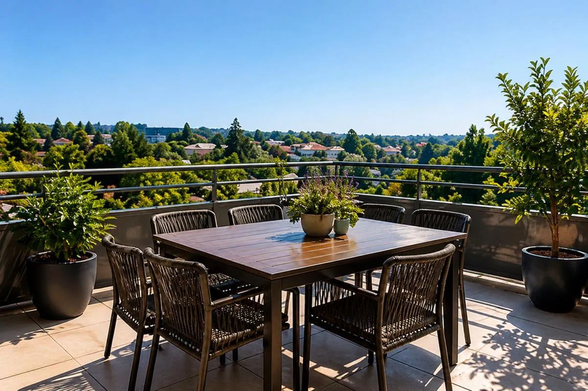 Magnifique 3 pièces duplex dernier étage, avec belle terrasse proche transport