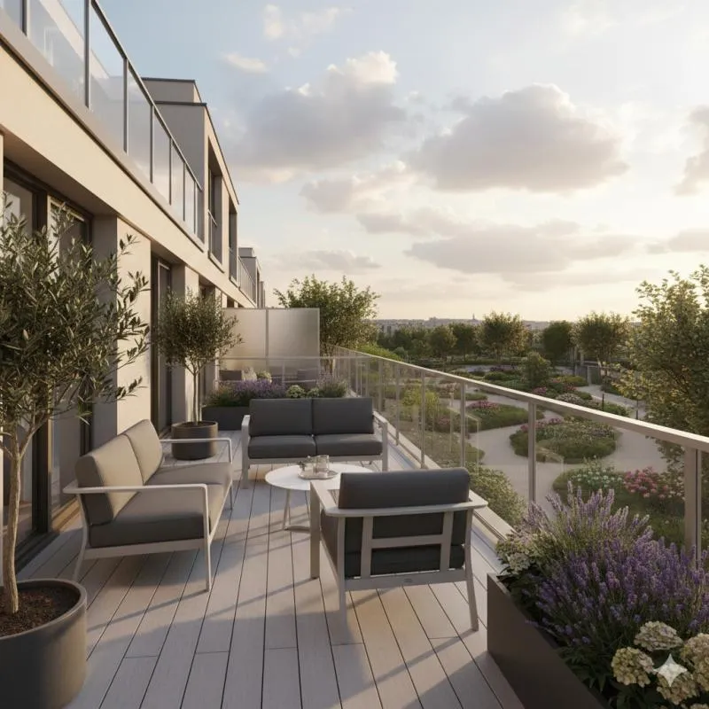 NOUVEAUTÉ 2 PIÈCES AVEC TERRASSE EXCEPTIONNELLE DE 26M2 + PARKING
