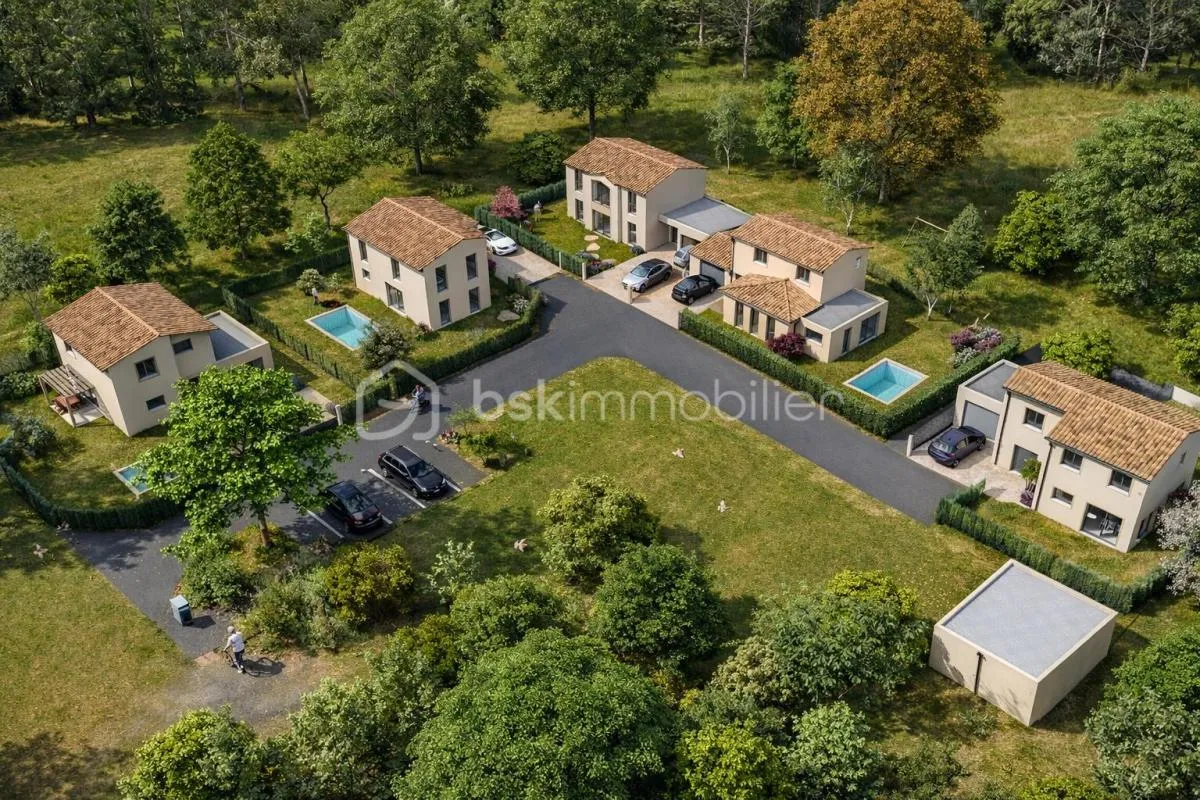 Le Clos Du Moulinas -Projet Immobilier de 5 lots viabilisés - Rochefort Du Gard (30650) - Lot N°1 à vendre 436 M2 , Piscinable , Emprise au Sol 170M2 - Proche du Village