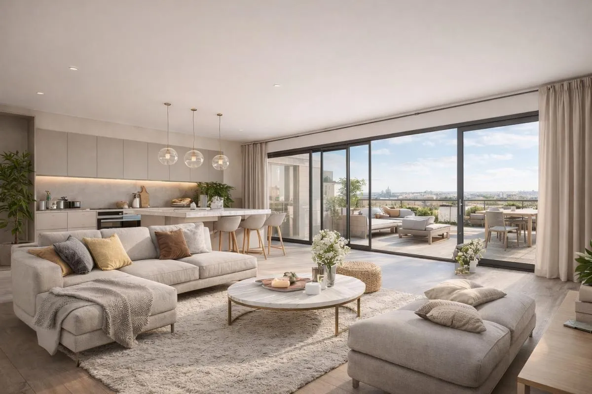 RARE AUX DOCKS DE SAINT-OUEN – SUPERBE 4 PIÈCES NEUF AVEC GRAND BALCON !