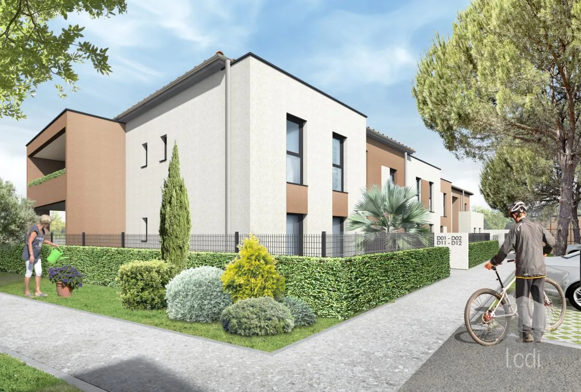 MONTÉLIMAR, Appartement de 55m2 avec jardin