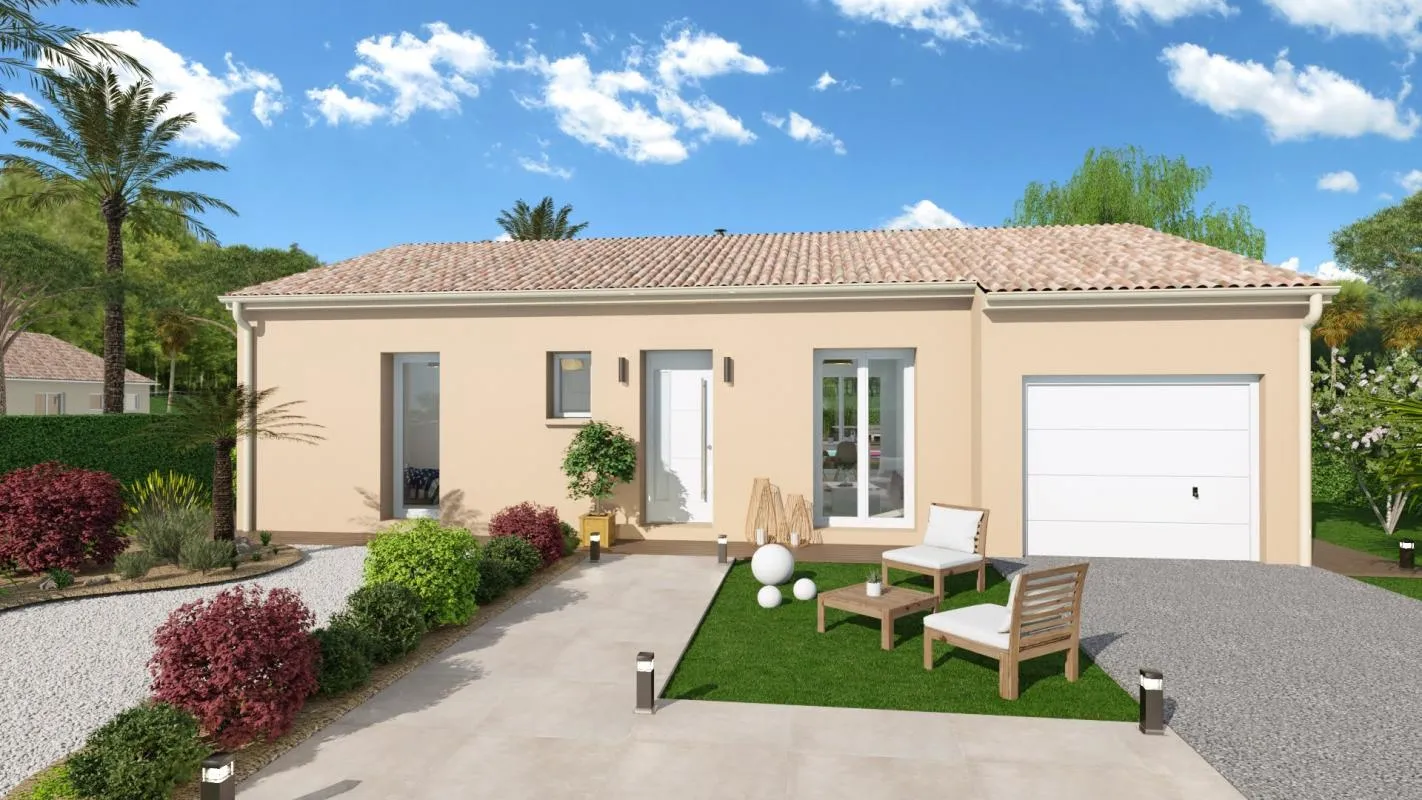 Votre future maison de plain-pied 3 chambres + garage