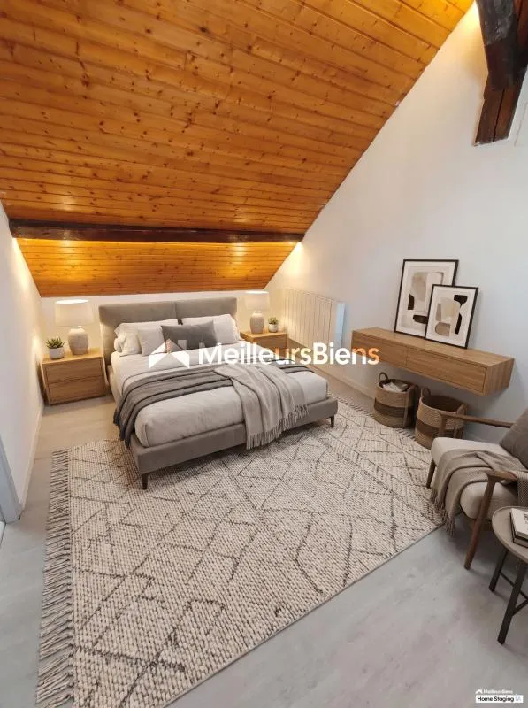 10 % de rentabilité brute ! Appartement rénové de 50 m² au sol, déjà loué 450 €/mois