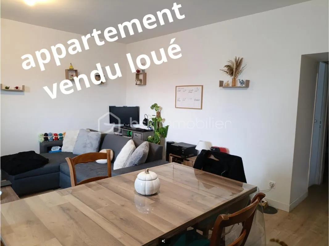 Appartement T2 en rez-de-jardin – Investissement locatif – Rives