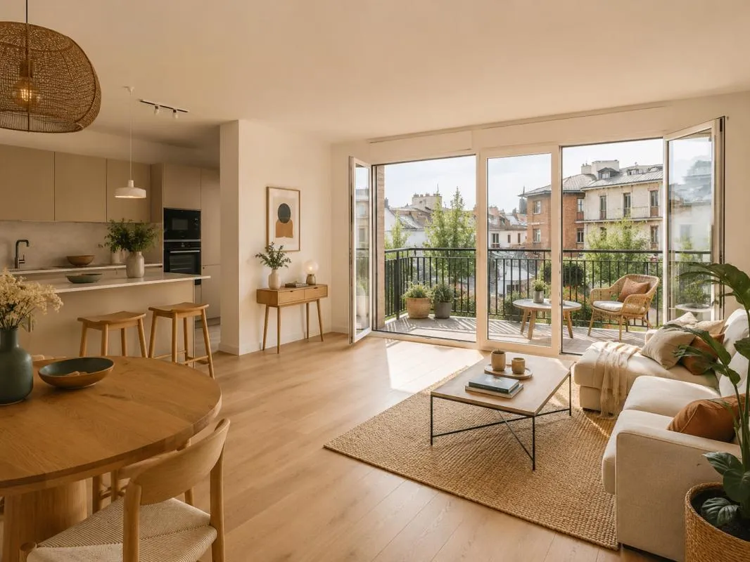 Vieux Saint-Ouen – Beau T4 de 86 m² avec balcon et parking