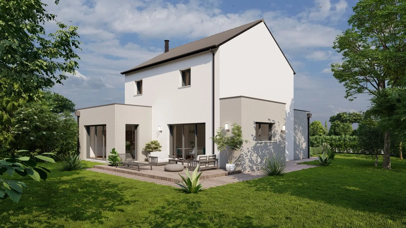 Maison neuve (122 m²) – 4 chambres à Bruz