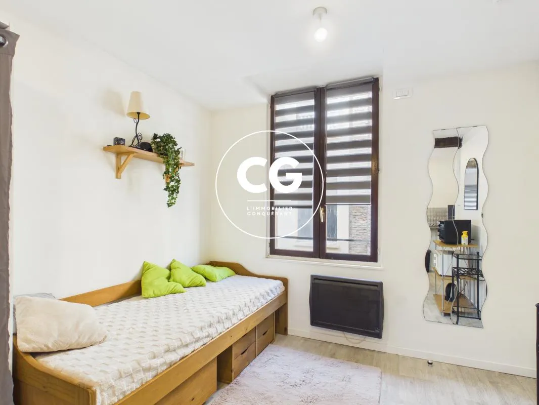 Studio 22,25 m² meublé, 1er étage — quartier du Pollet, Dieppe