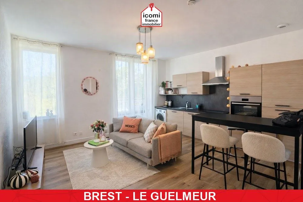 FINISTERE - Brest (29200) - A VENDRE - APPARTEMENT - T2 - 1 CHAMBRE - AUCUNS TRAVAUX - IDEALEMENT SITUE - SYNDIC BENEVOLE