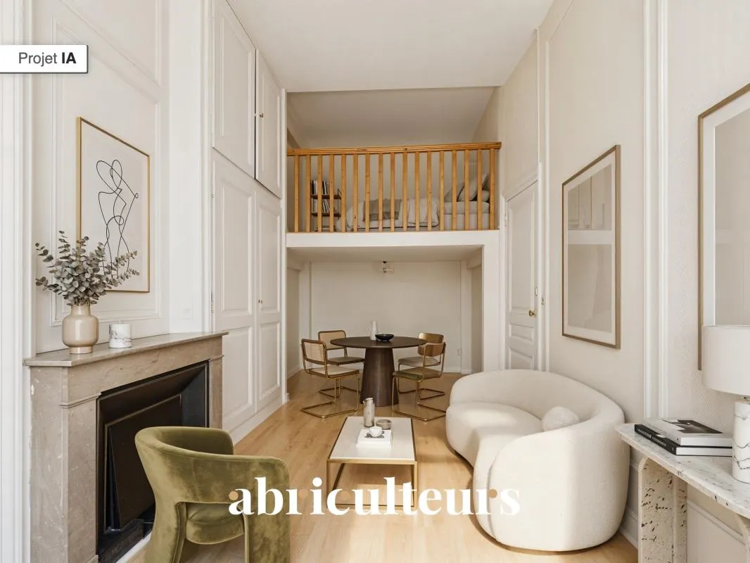 T2 bis de charme 71 m² lumineux avec mezzanine, à rénover en vente Quartier prisé d’Ainay, Lyon 2ᵉ (69002)