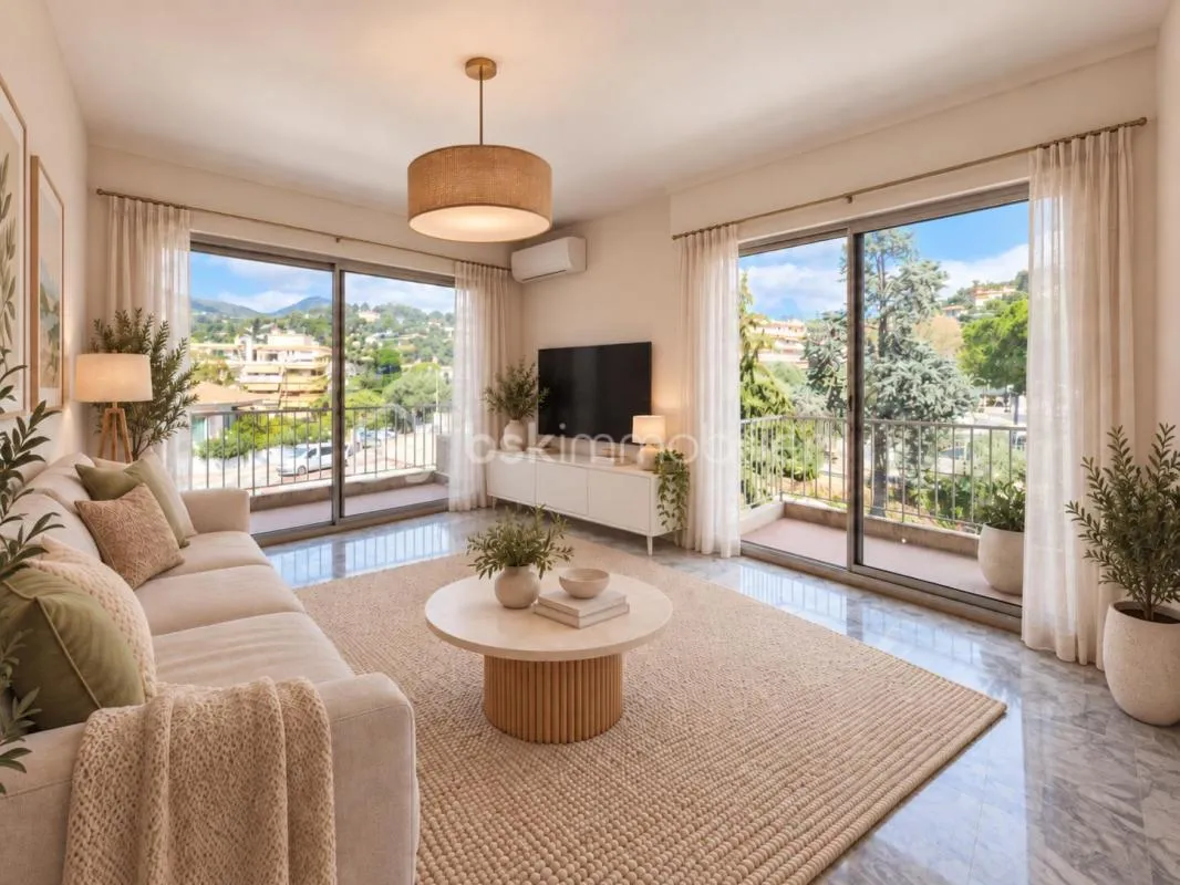 2 pièces de 55,5 m² – lumineux - Haut de Cimiez / Rimiez