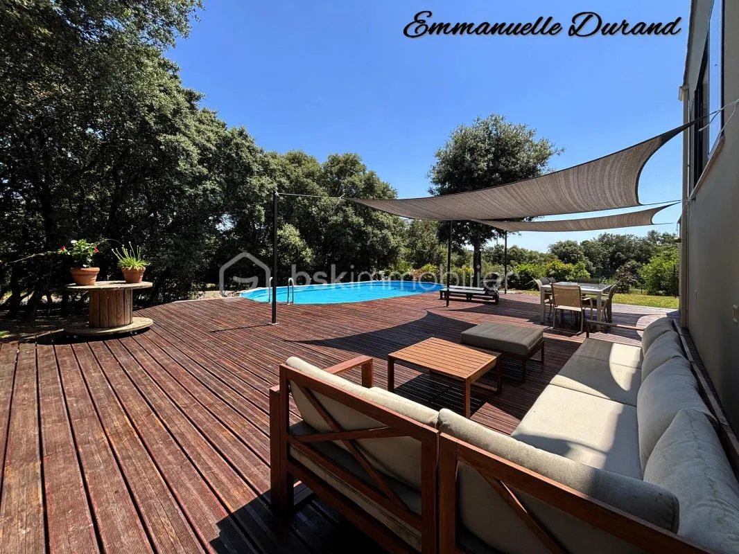 Suze-la-Rousse : Maison de plain-pied d'exception avec piscine et prestations haut de gamme