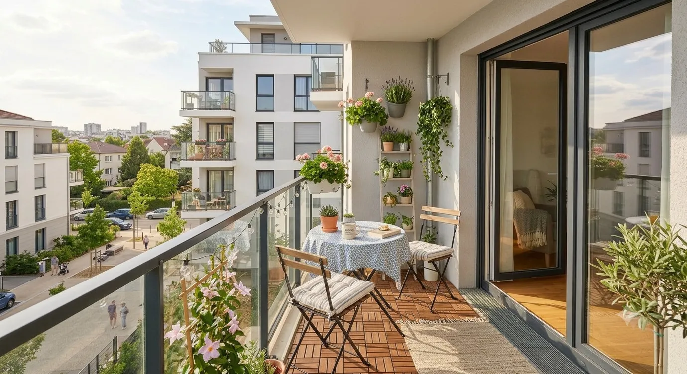 - T3 orientation SUD-OUEST avec BALCON et PARKING, PROCHE TRANSPORTS -