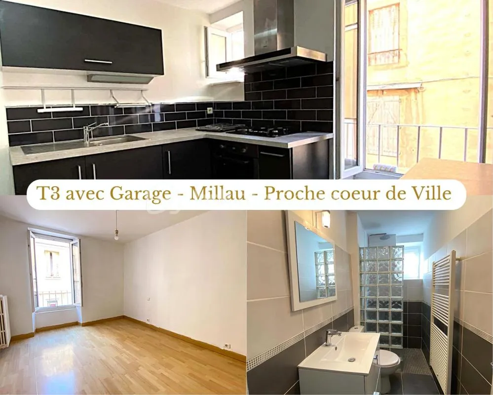 T3 avec garage – Proche centre de Millau