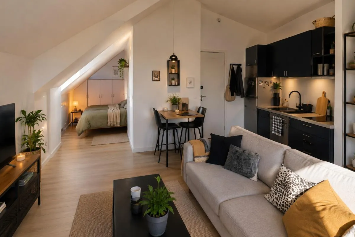 GRAND T1 BIS avec BELLE TERRASSE à Bordeaux