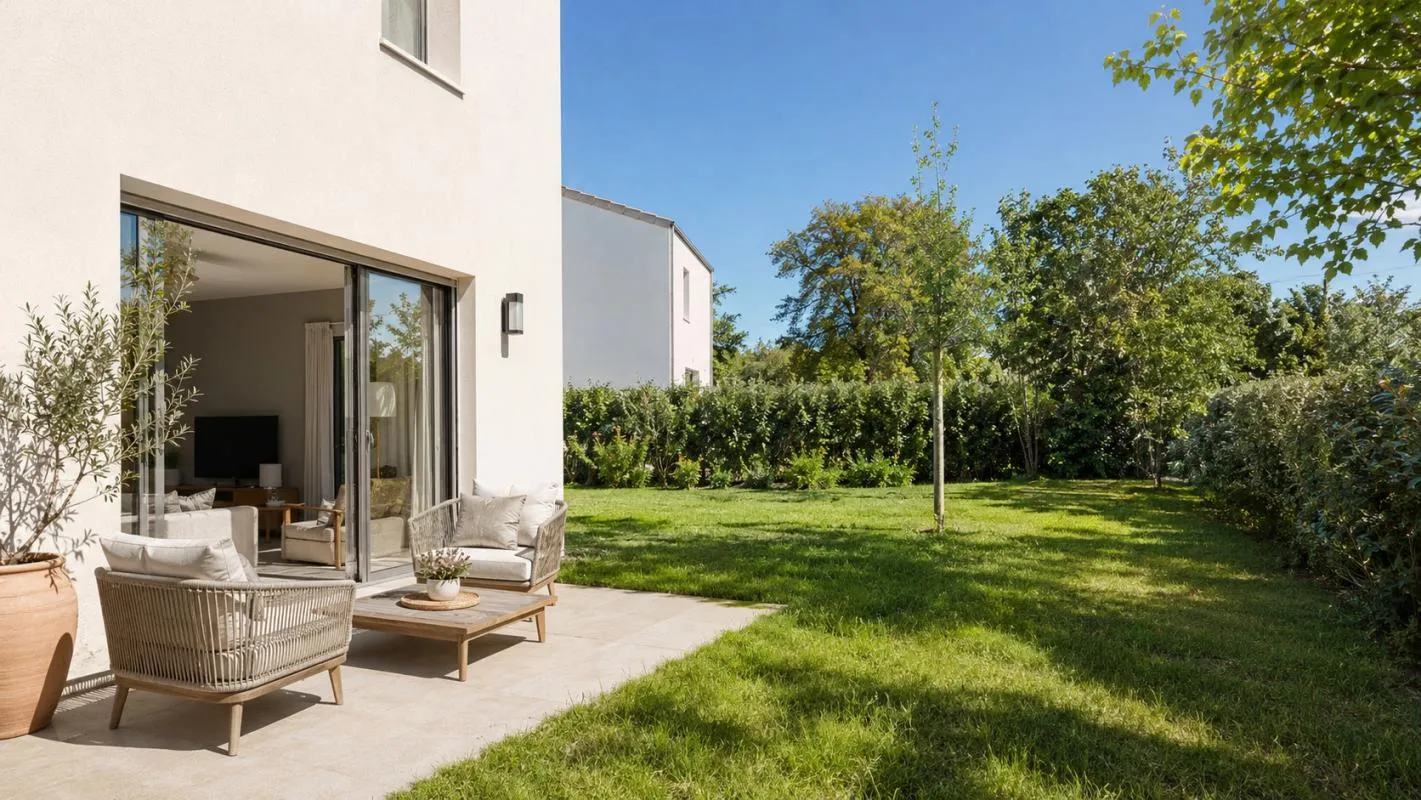 T3 AVEC 149 M² DE JARDIN + GARAGE + PARKING