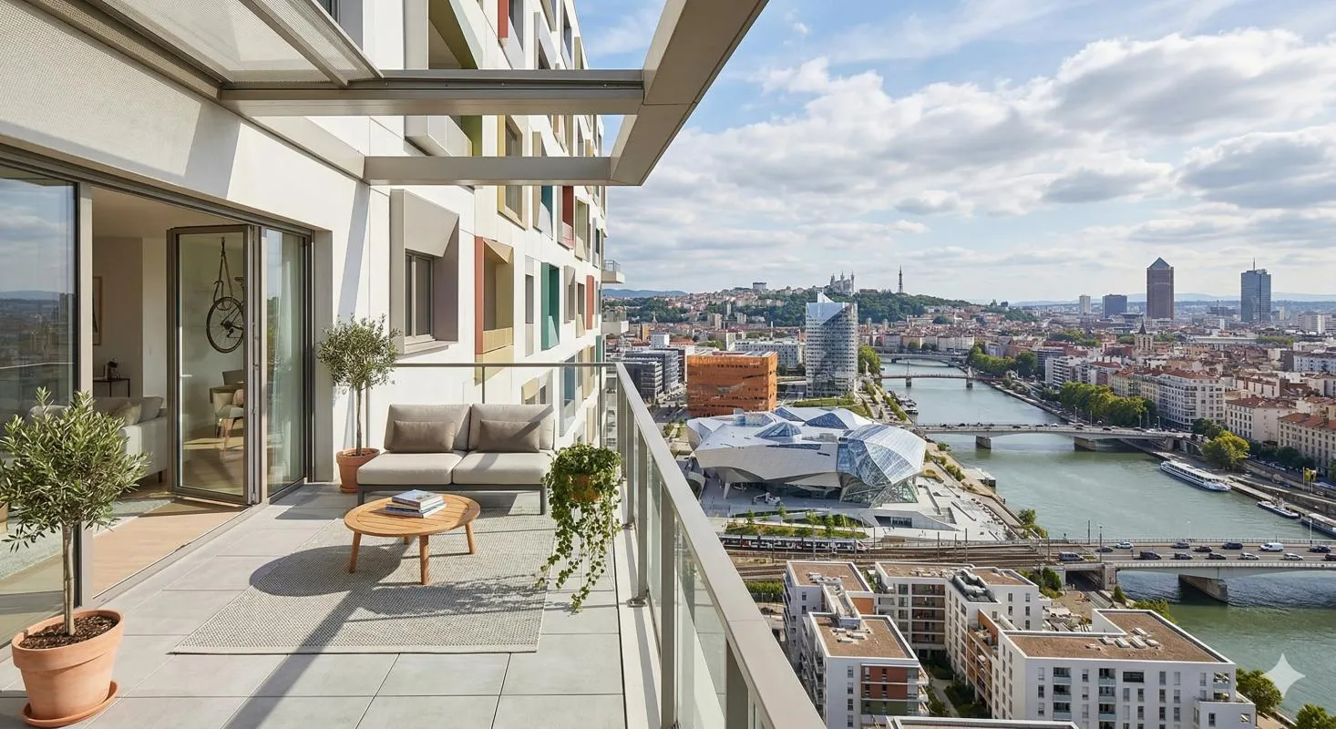 **ÉTAGE ÉLEVÉ - VUE DÉGAGÉE - LUMINOSITÉ EXCEPTIONNELLE - SPLENDIDE APPARTEMENT 3 PIÈCES À PROXIMITÉ DES TRANSPORTS
