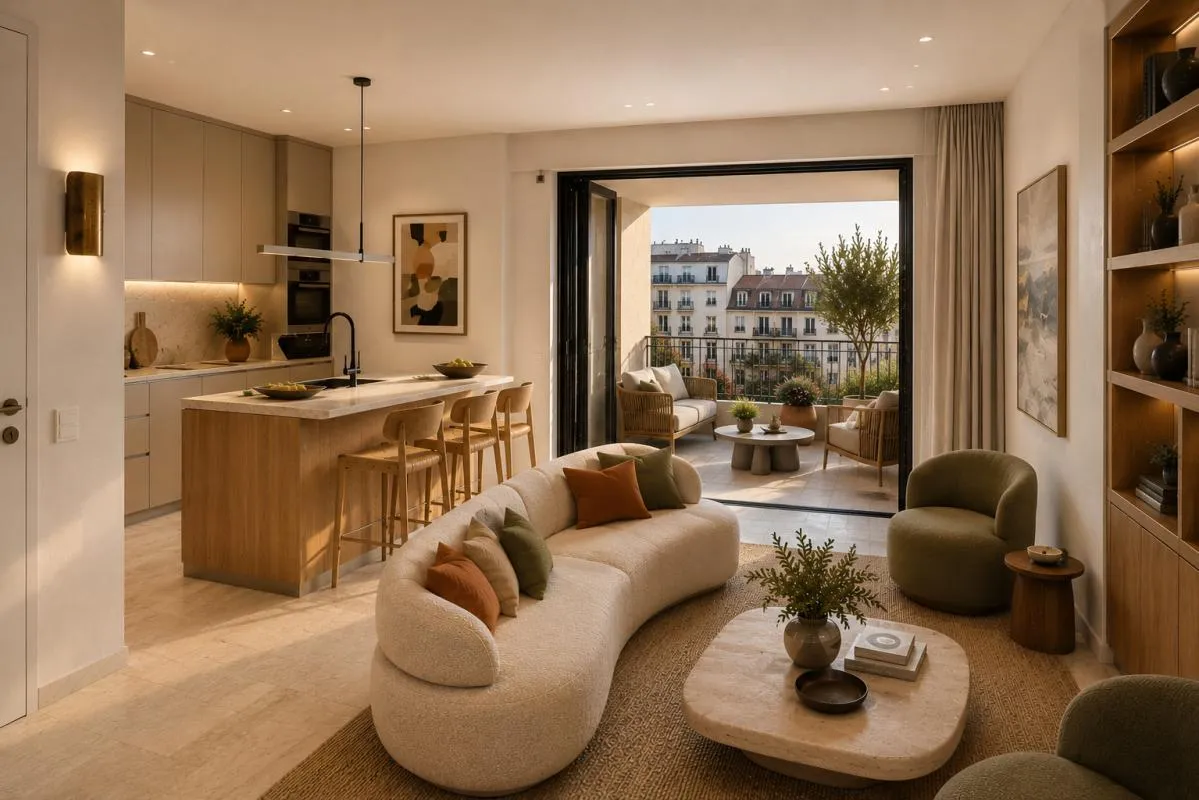 SUPERBE T3 LUMINEUX AVEC TERRASSE + PARKING