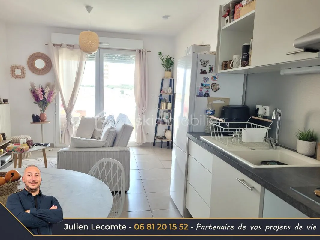 Appartement 37m² vue mer à Sérignan