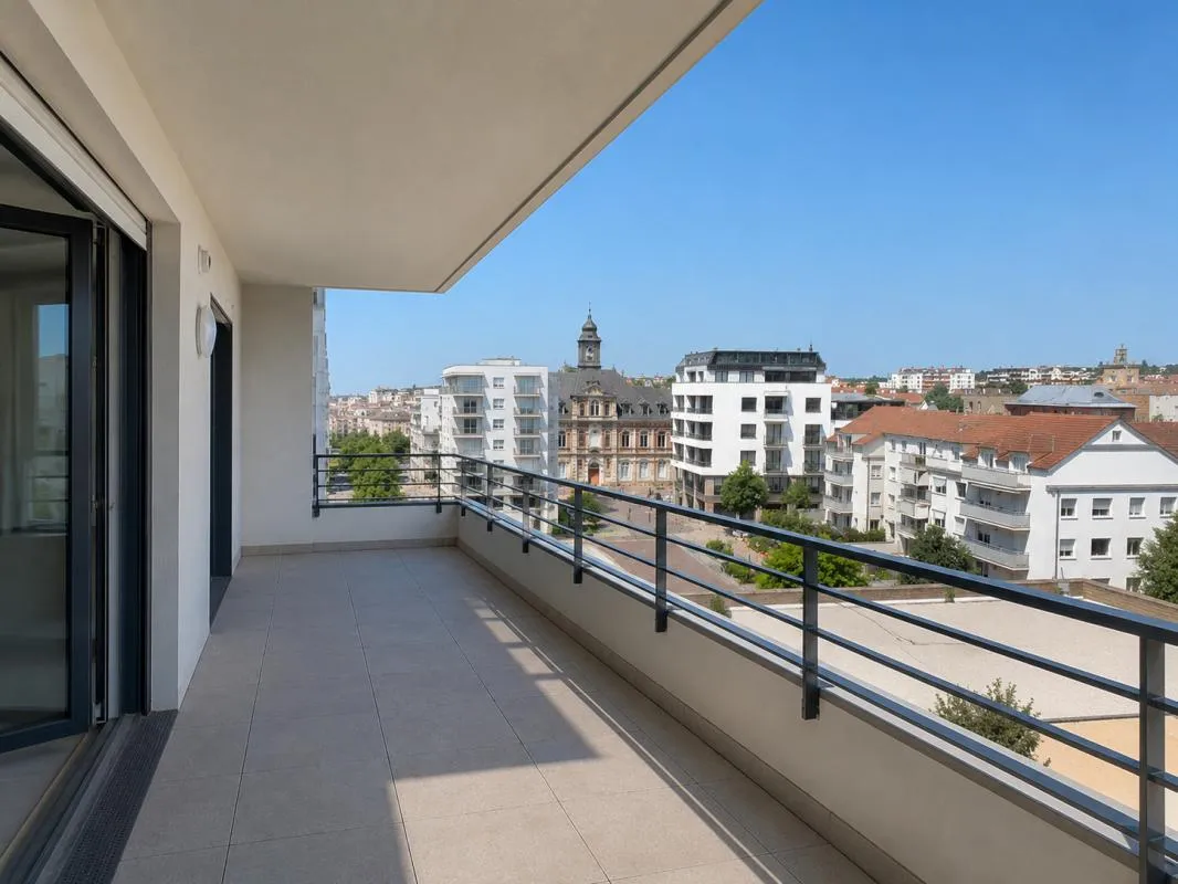 3 PIECES EN ETAGE AVEC TERRASSES