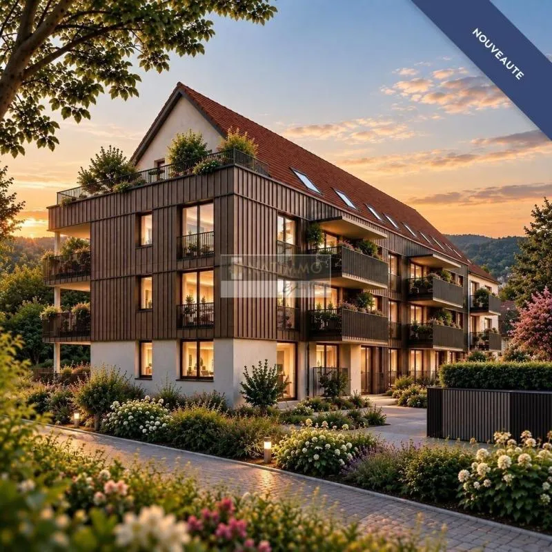 4 pièces au centre-ville avec terrasse de 22m²