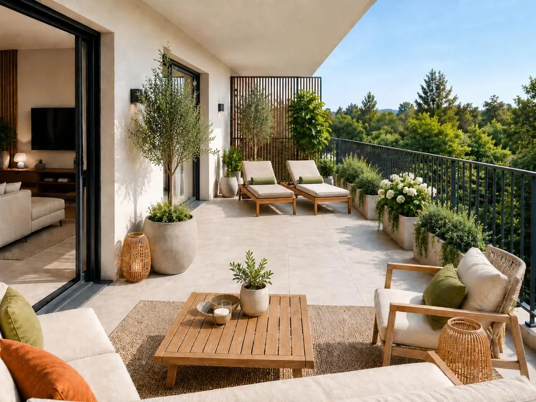 T2 LUMINEUX AVEC TERRASSE + PARKING