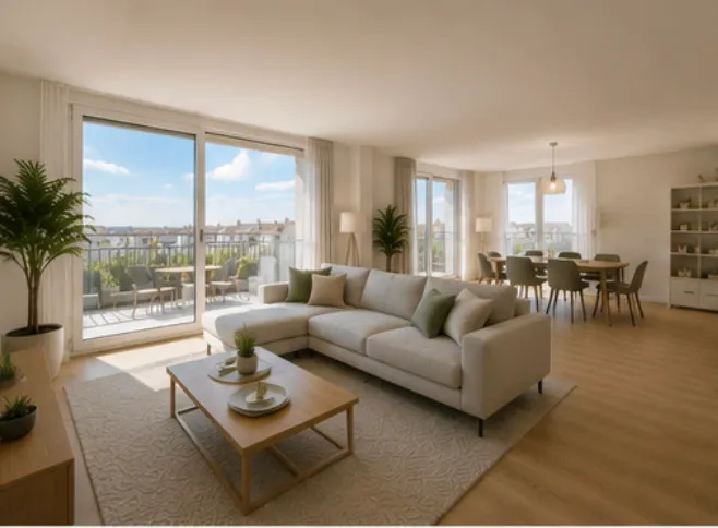 Superbe T5 au 7ᵉ étage avec balcon et parking – À deux pas de la place du Marché de Cachan