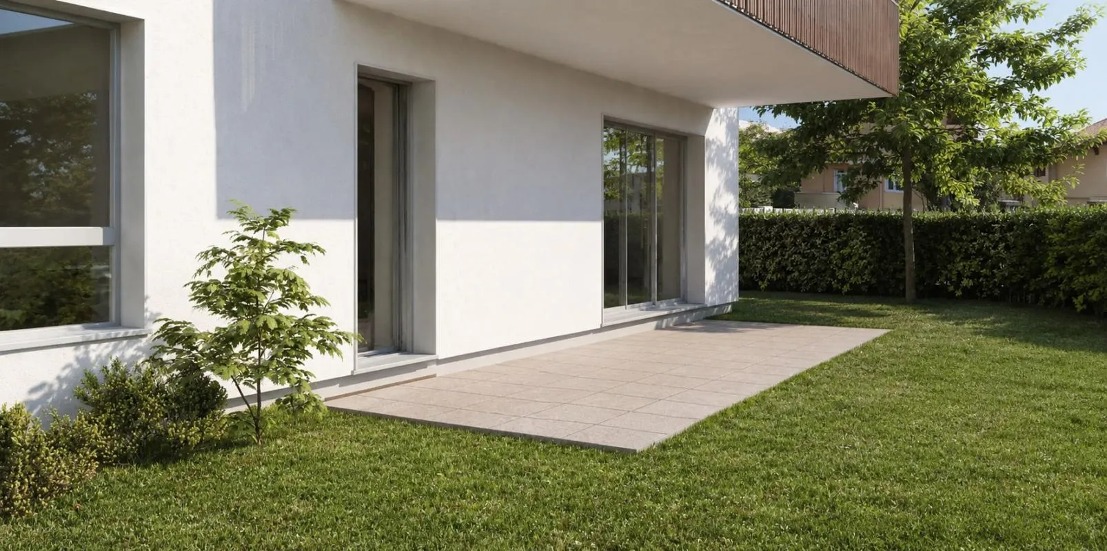 4 PIECES TRAVERSANT AVEC JARDINS PRIVATIFS