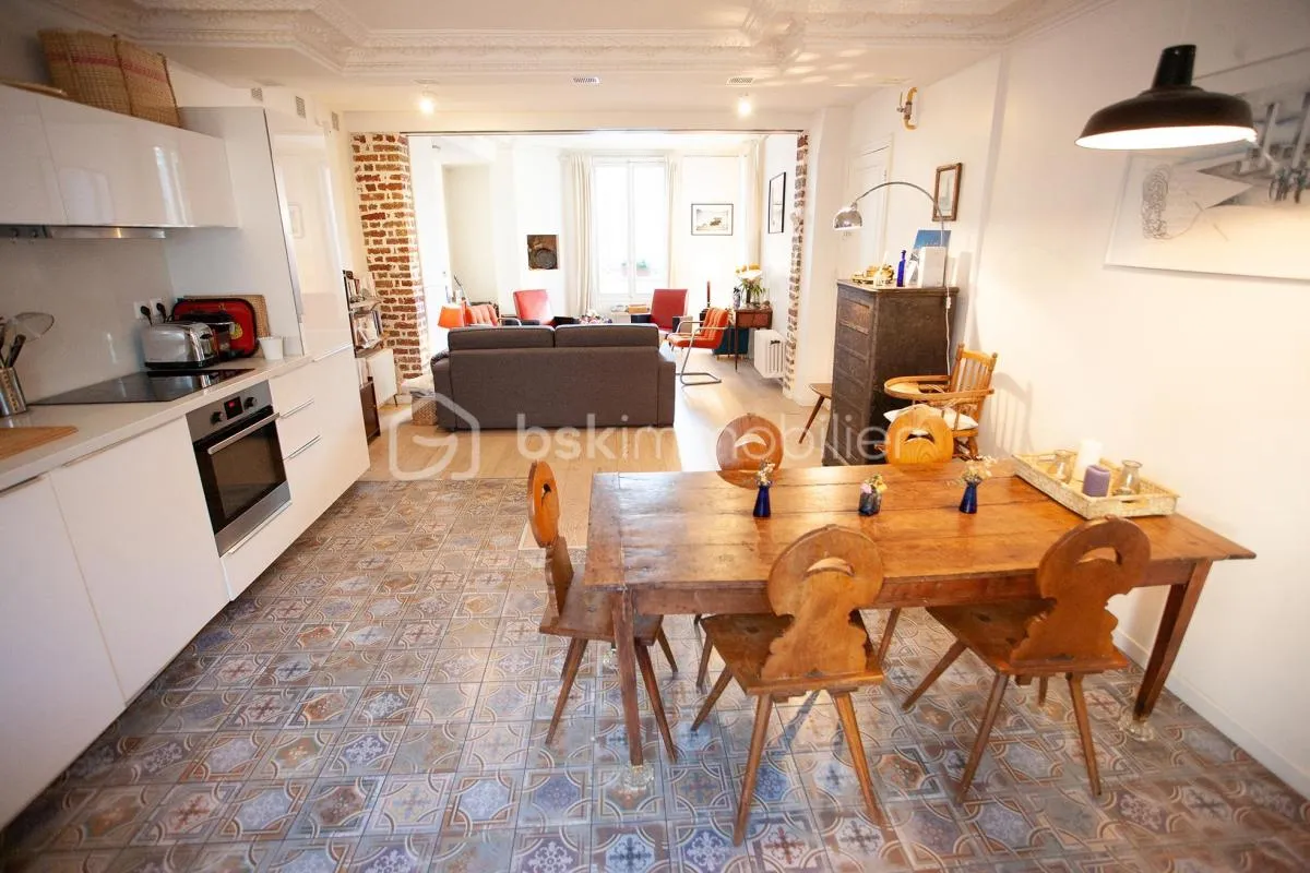 Appartement comme une maison avec jardin partagé en cœur de ville