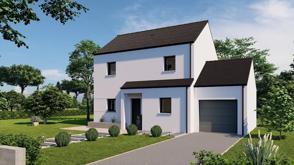 Maison neuve (85 m²) – 3 chambres à Tinténiac