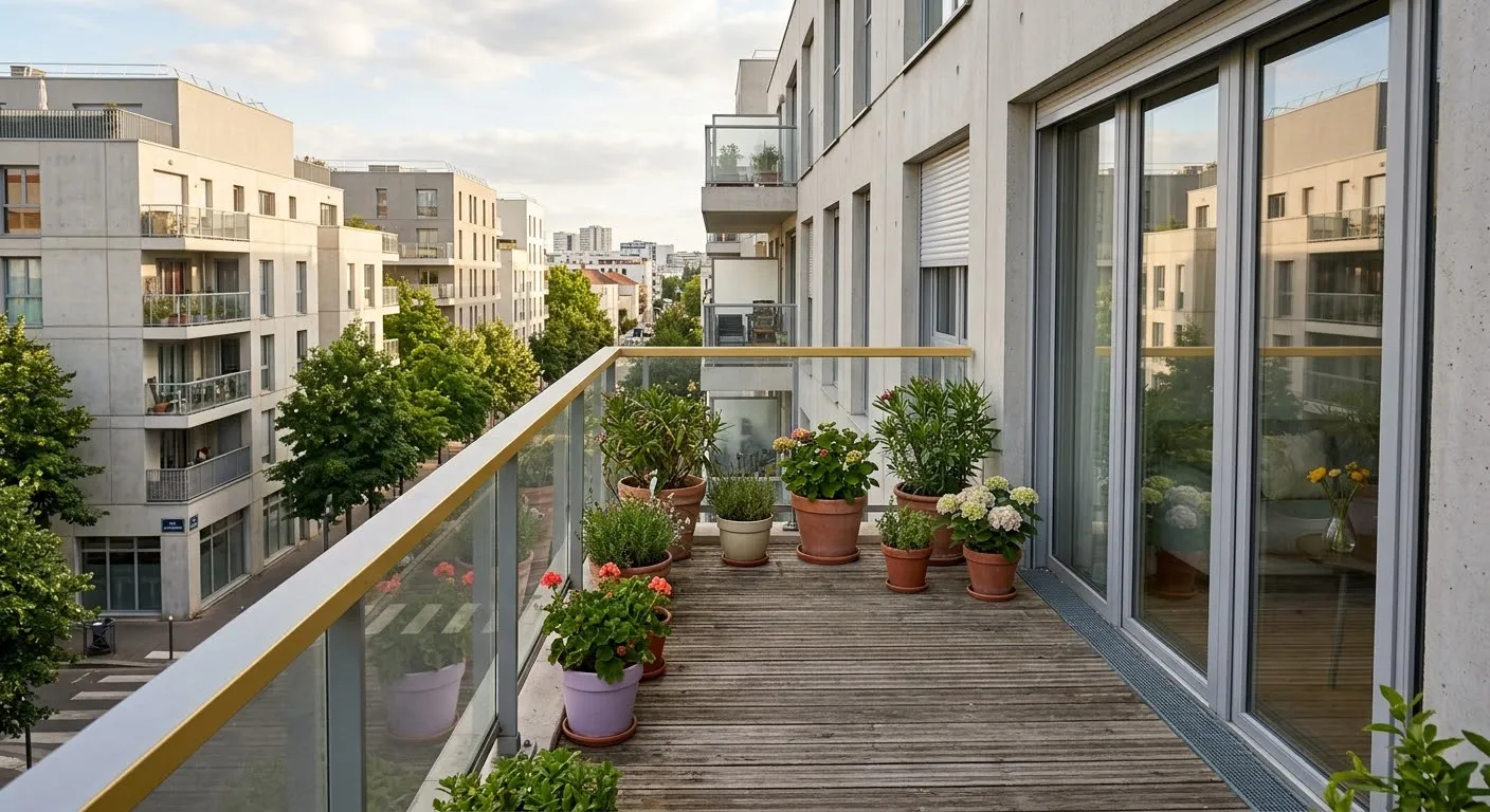 - T3 orienté OUEST avec, TERRASSES et PARKING -