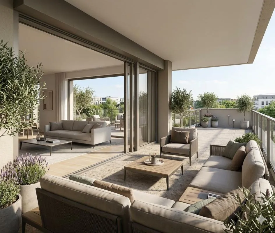NEUILLY-SUR-SEINE – EXCEPTIONNEL 4 PIÈCES DE 113 M² AVEC TERRASSE DE 23 M² – ÉTAGE ÉLEVÉ – PARKING