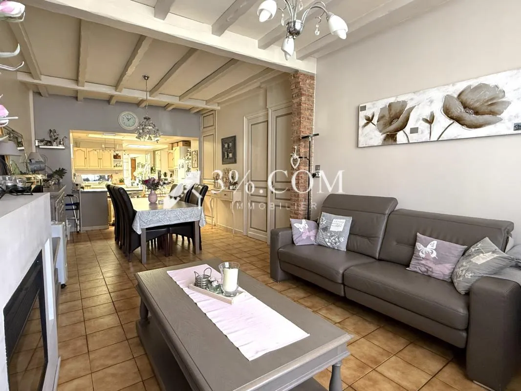 Maison de 117 m2 avec 3 chambres, jardin et un garage