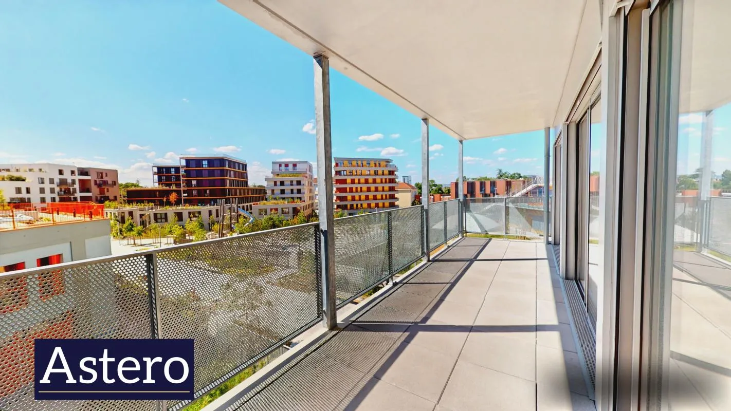 Appartement neuf, 85m2 - 3 chambres - balcon et parking - Nanterre la folie