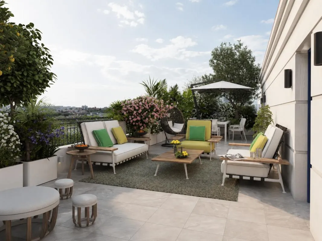 4 PIECES LUMINEUX AVEC TERRASSE